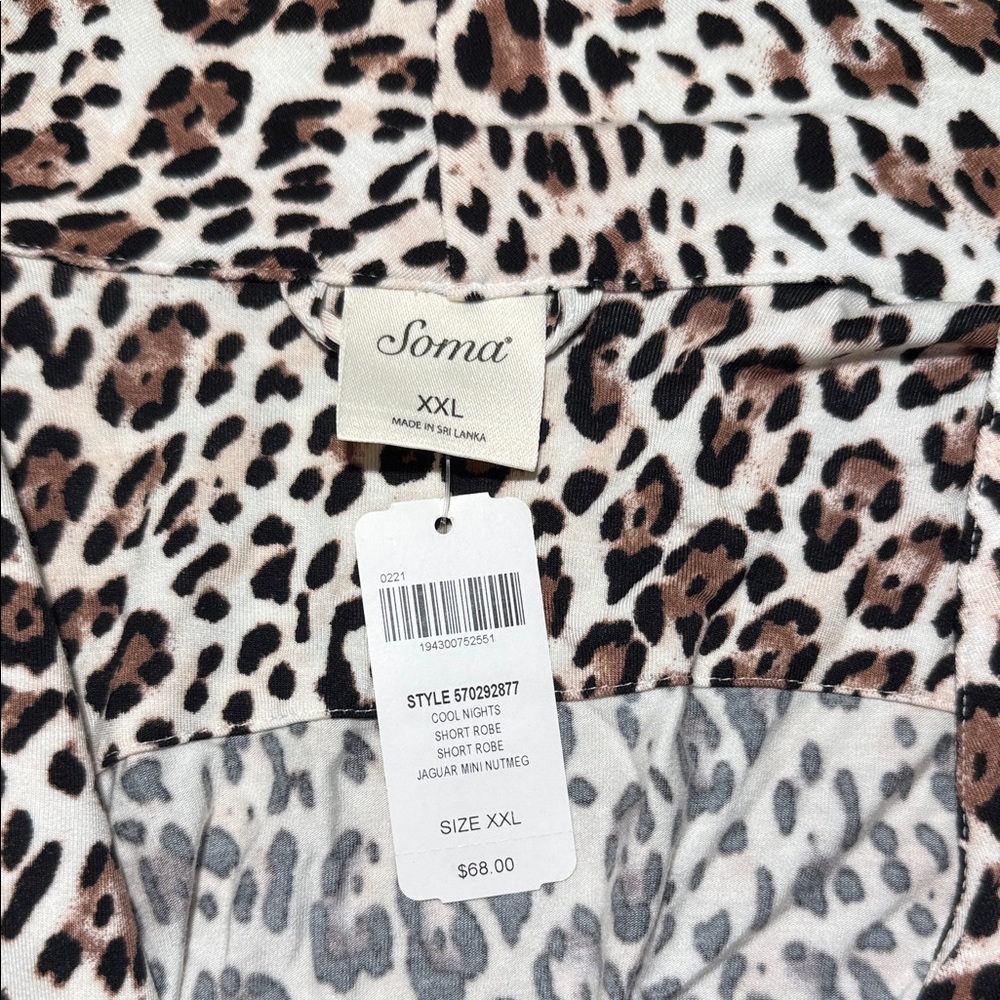 Soma Cool Nights Short Robe JAGUAR - Picture 5 of 7